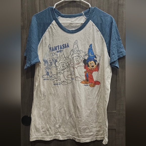 Disney Parks Mickey Mouse Fantasia Tee - Picture 1 of 4